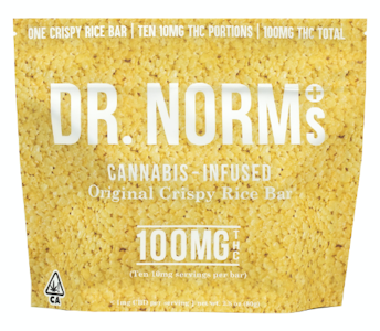 DR. NORM'S - Dr. Norm's - Original Crispy Rice Bar 100mg