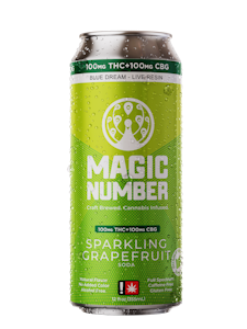 MAGIC NUMBER - Sparkling Grapefruit, 1:1 THC:CBG