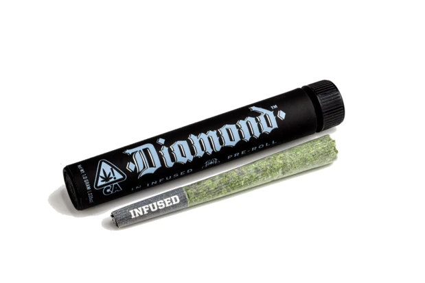 Heavy Hitters - Diamond Infused Preroll - Chocolate Diesel (1g) Main Image