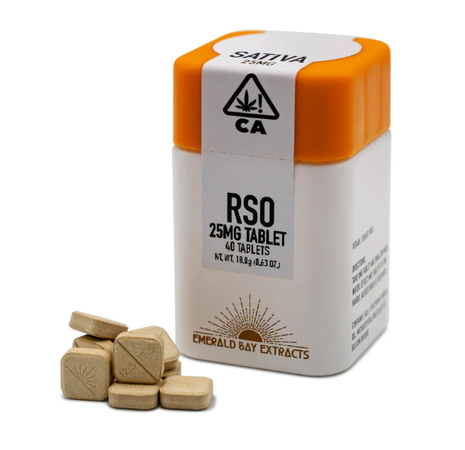 Emerald Bay Extracts - 1,000mg THC Sour Tangie Tablets (25mg - 40 pack) - Emerald Bay Extracts Main Image