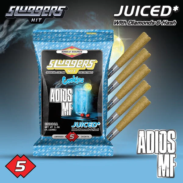 SLUGGERS HIT - Sluggers x Cookies | Adios MF | Infused 3.5g 5pk Main Image