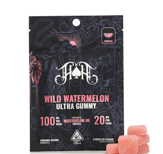 Heavy Hitters - Wild Watermelon (Formerly Watermelon Spark) - 100mg Gummy Pack