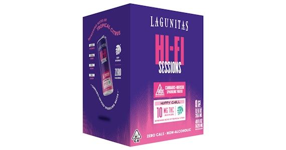 Lagunitas - Lagunitas - Hifi Sessions Hoppy Chill THC Beverage - 4pk