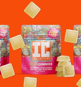 IC COLLECTIVE - IC Collective | 5pk Rosin Gummies | Raspberry Pink Grapefruit | 100mg