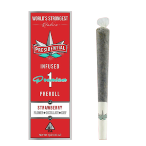 Presidential  - 1g Strawberry Infused Moonrock Pre-Roll - Presidential
