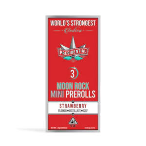 Presidential - [Presidential] Infused Moonrock Mini Preroll 3 Pack - 1.5g - Strawberry (I)