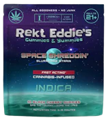 Rekt Eddie's Indica Gummies 5mg - Space Shreddin' Black Cherry - 10ct