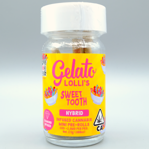 Gelato - Sweet Tooth Lollis 2.5g 5pk Infused Pre-roll - Gelato