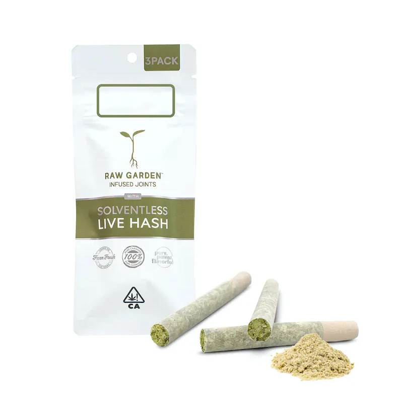 Raw Garden - BLUEBERRY FRITTER LIVE SOLVENTLESS HASH (3PK) - RAW GARDEN Main Image