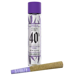 STIIIZY - Stiiizy - King Louis XIII 40's Infused Preroll 1g