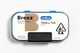 Breez Extra-Strength Tablets - Indica (1000 MG THC)