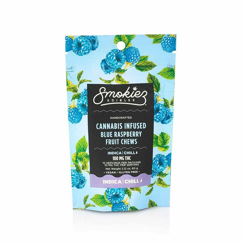 Smokiez Edibles - Smokies - Blue Raspberry Sweet - Gummy - 10 x 10mg THC Main Image