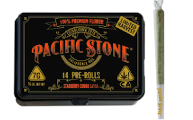 Pacific Stone - Pacific Stone Preroll 0.5g Sativa Starberry Cough 14-Pack 7.0g