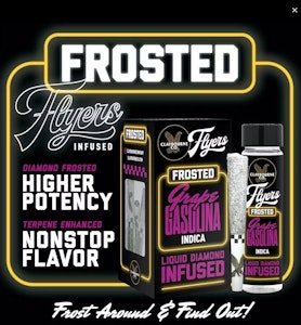 CLAYBOURNE CO. - [Claybourne Co.] Frosted Infused Preroll 5 Pack - 2.5g - Grape Gasolina (I)