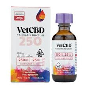 VET CBD - Vet CBD Tincture 10:1 250mg 2oz