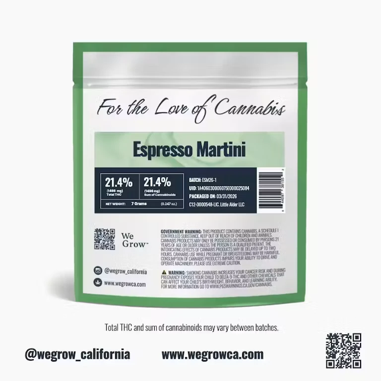 We Grow - We Grow - Flower - Espresso Martini Smalls - 7g Main Image