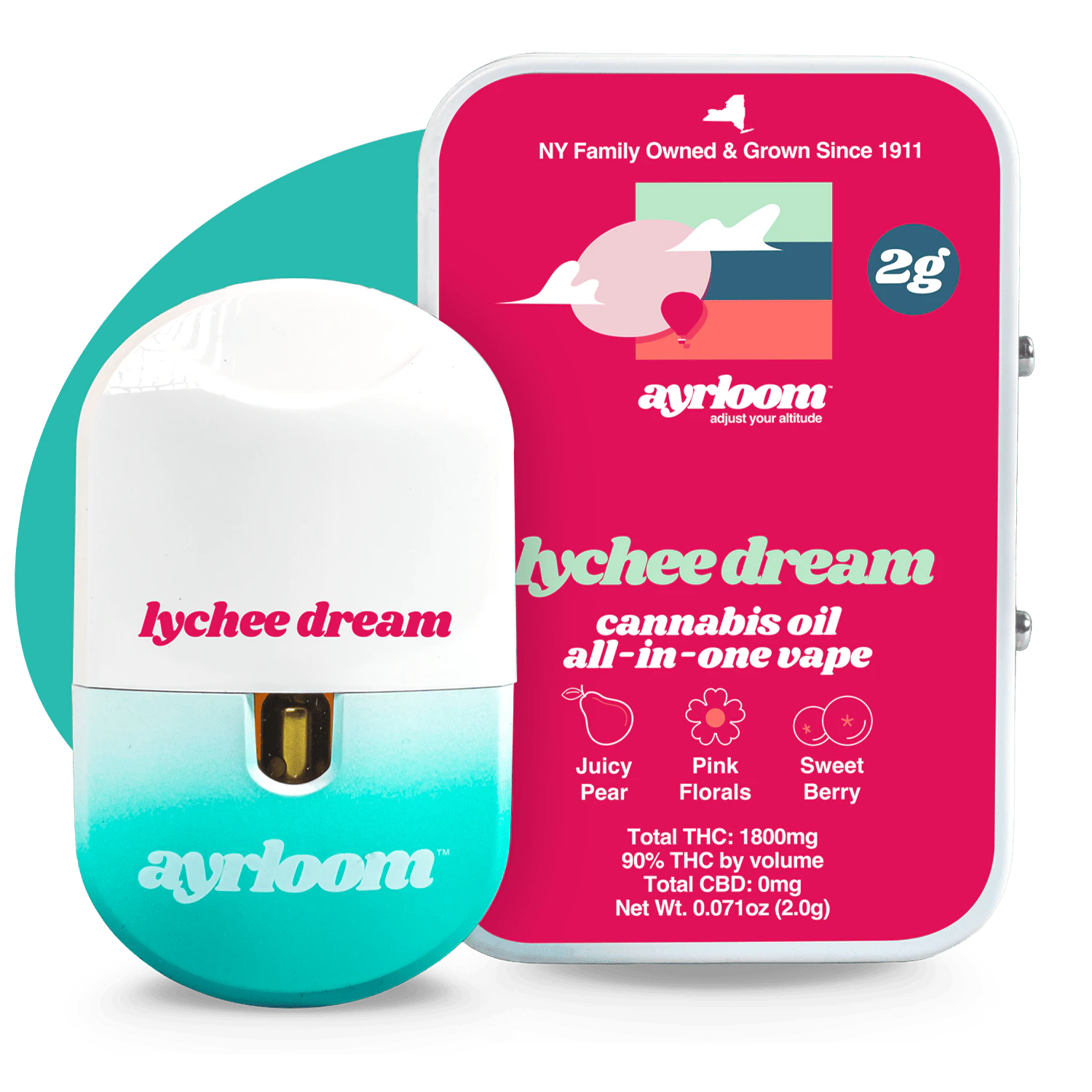 ayrloom - Lychee Dream - 2G All-in-One Disposable Main Image