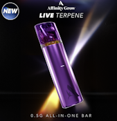 Black Ice 0.5g BHO Slim Bar T406 I 00662