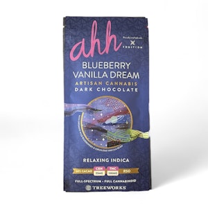 Ahh - Blueberry Vanilla Dream 4:1 THC:CBN - 100mg - Ahh