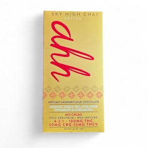 Ahh - Sky High Chai 4:2:1 THC:CBG:THCV - 100mg - Ahh