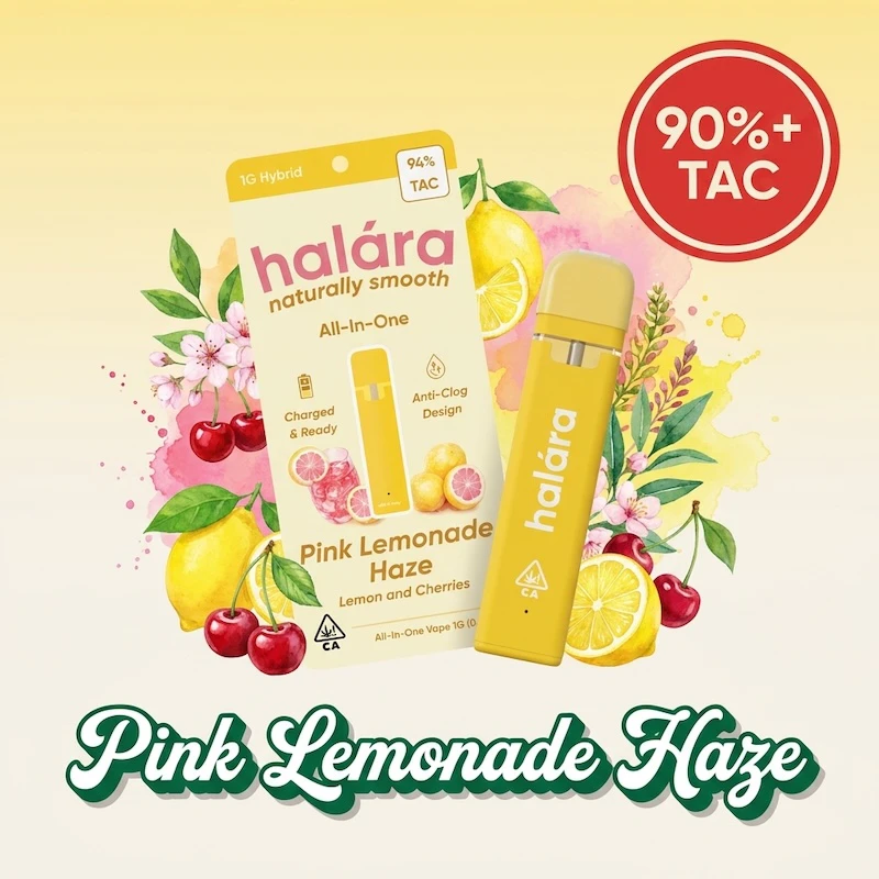 Halara - AIO - Pink Lemonade Haze - 1g (H) - Halara Main Image