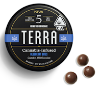 Terra Bites Milk Chocolate Blueberries | Kiva | 100mg
