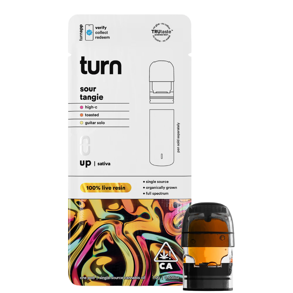 turn - Turn - Live Resin - Sour Tangie (S) - Cart - 1g Main Image