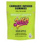 Bright Lights - Jell'n - Sour Apple - 100mg