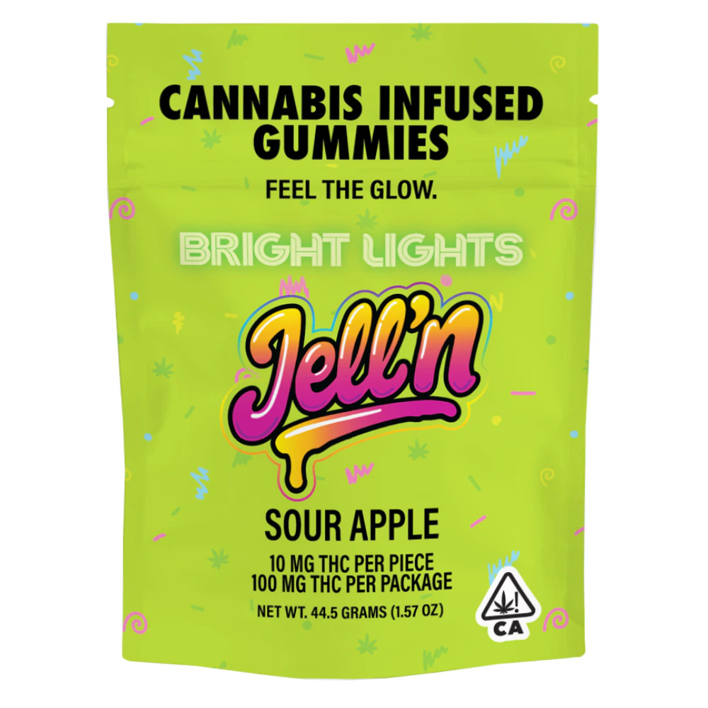 Bright Lights - Bright Lights - Jell'n - Sour Apple - 100mg Main Image