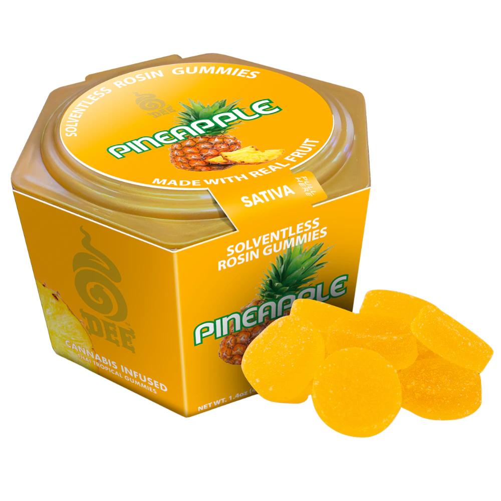 Dee Thai - Dee Thai - Pineapple - Rosin - Gummy - 100mg Main Image