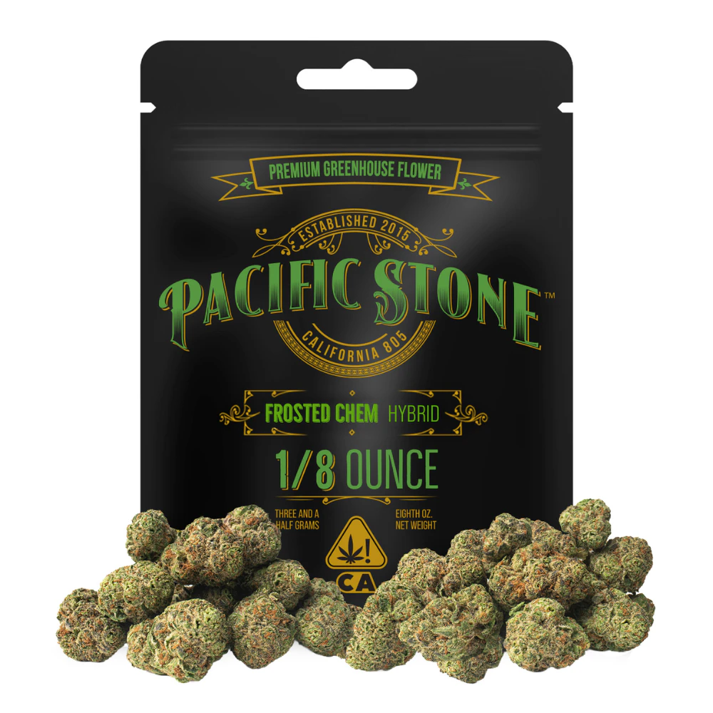 Pacific Stone - Pacific Stone - Frosted Chem (H) - Greenhouse - 3.5g Main Image