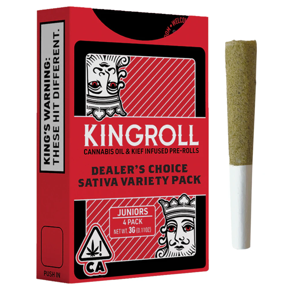 Kingroll - Kingroll - Jr - Maui Wowie x Blue Dream (S) - 4pk - Infused Joint - 3g Main Image