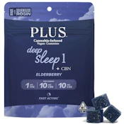 Plus - Deep Sleep Elderberry 1:10:10 THC:CBN:CBD - Sleep Gummy - 100mg