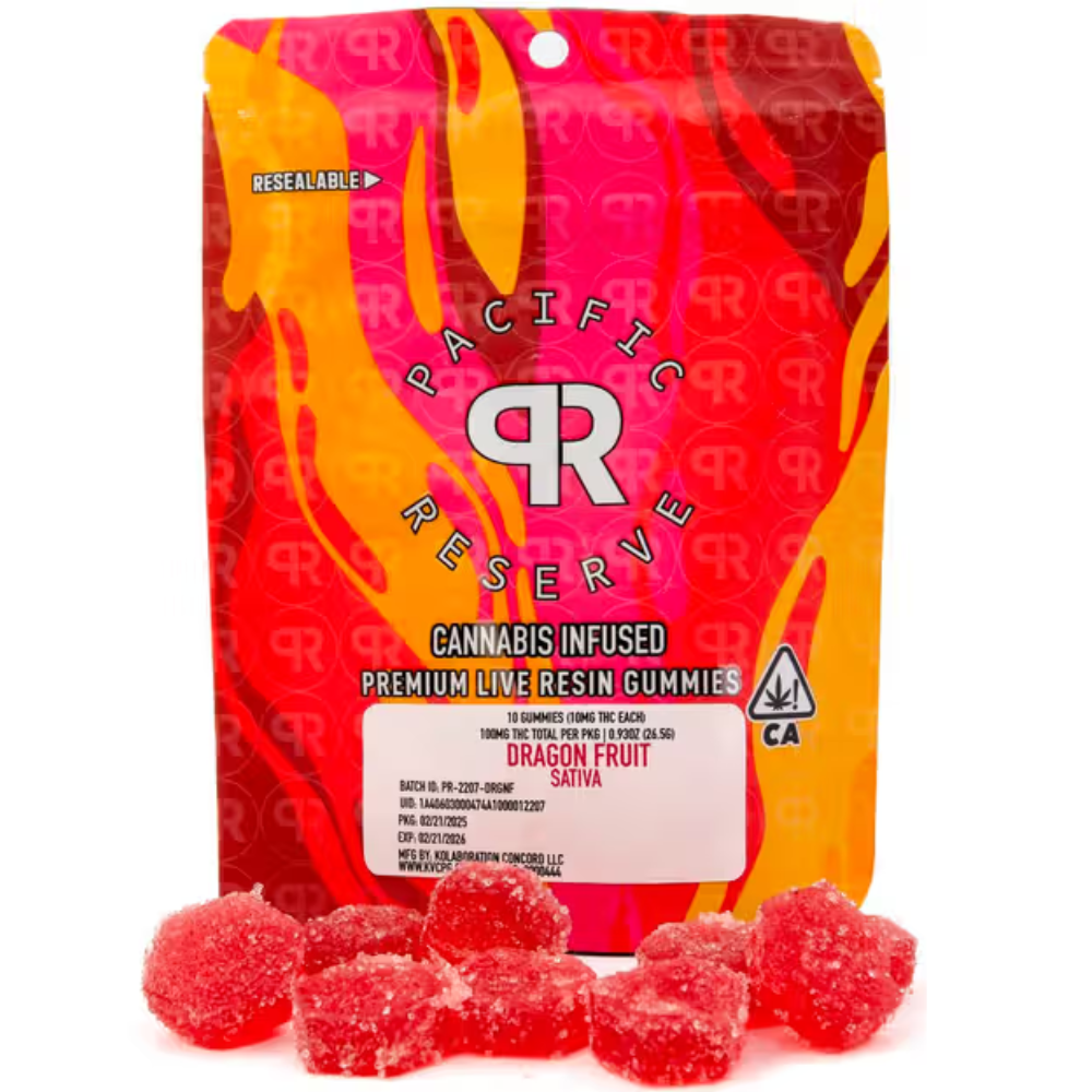 Pacific Reserve: Dragonfruit - Gummy - 10pk - 100mg