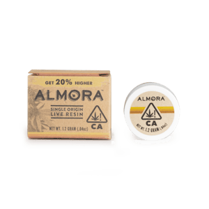 ALMORA FARMS - Almora Live Resin - Sugar 1.2g - Grapefruit 77%