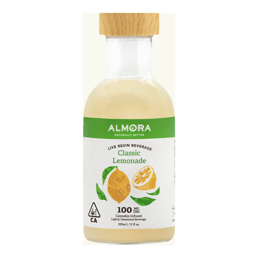 ALMORA FARMS - Almora Farm | Classic Lemonade | Live Resin Beverage | 100mg Main Image