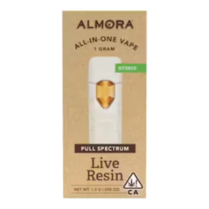 Almora Farm | Grapefruit Haze | Live Resin All-In-One Vape | 1g