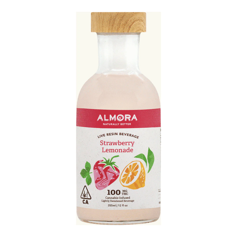 ALMORA FARMS - Almora Farm | Strawberry Lemonade | Live Resin Beverage | 100mg Main Image