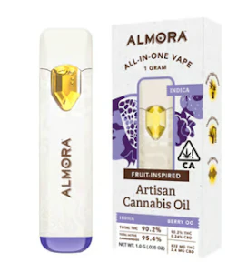 ALMORA FARMS - Almora Farm | Disposable | Fruit Live Resin | Berry OG | 1g