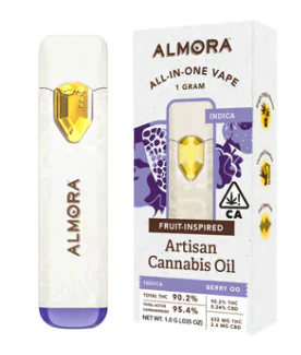 ALMORA FARMS - Almora Farm | Disposable | Fruit Live Resin | Pomegranate Kush | 1g Main Image