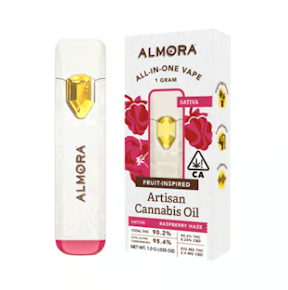Almora Farm | Disposable | Fruit Live Resin | Raspberry Haze | 1g