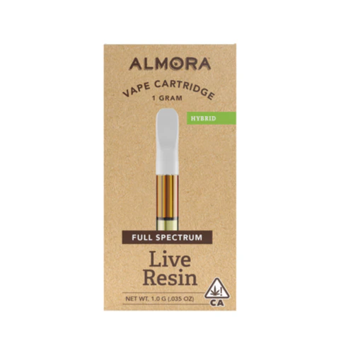 ALMORA FARMS - Almora Farm | Vape Cartridge | Live Resin | Strawnana | 1g Main Image