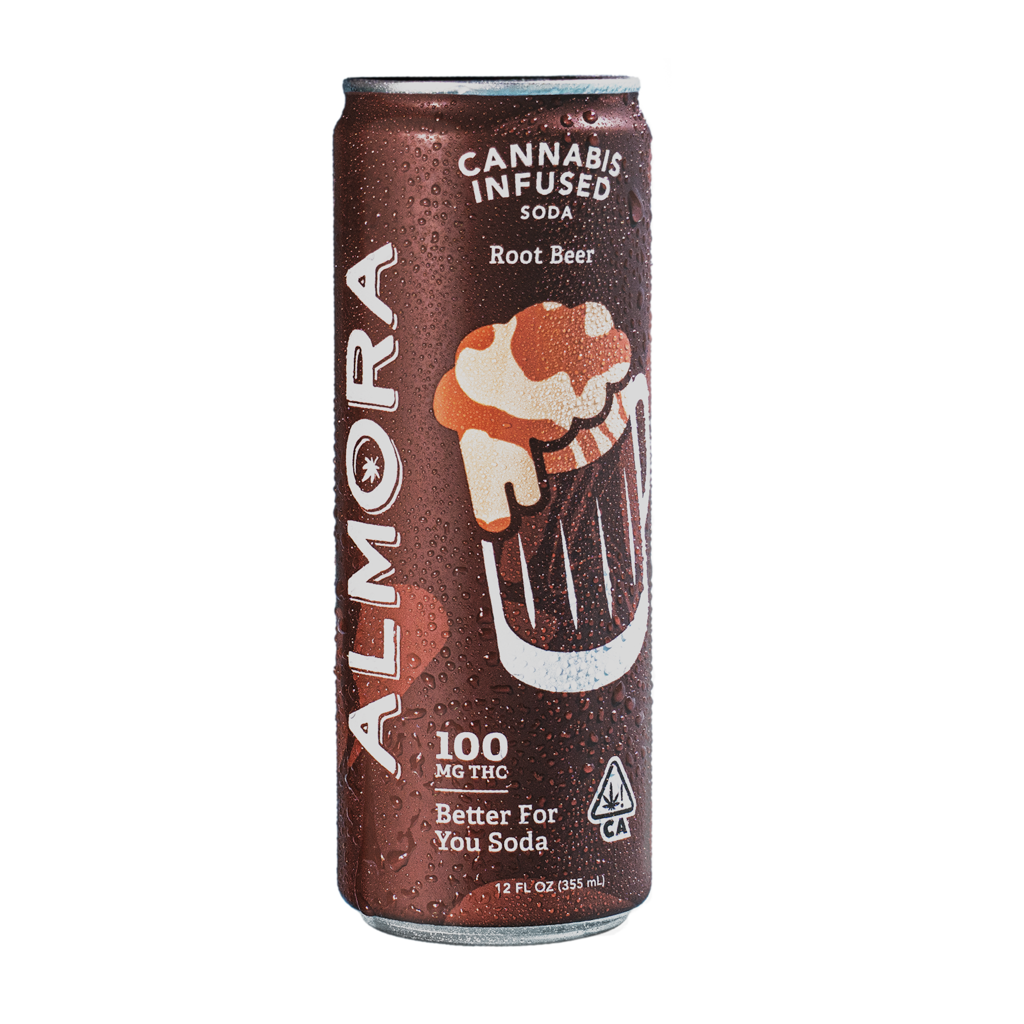 Almora | Root Beer | Better for You Soda | 100mg