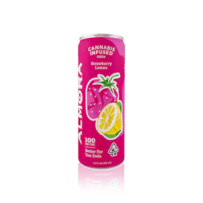 ALMORA FARM - Drink - Strawberry Lemon - Prebiotic Soda - 12oz - 100MG
