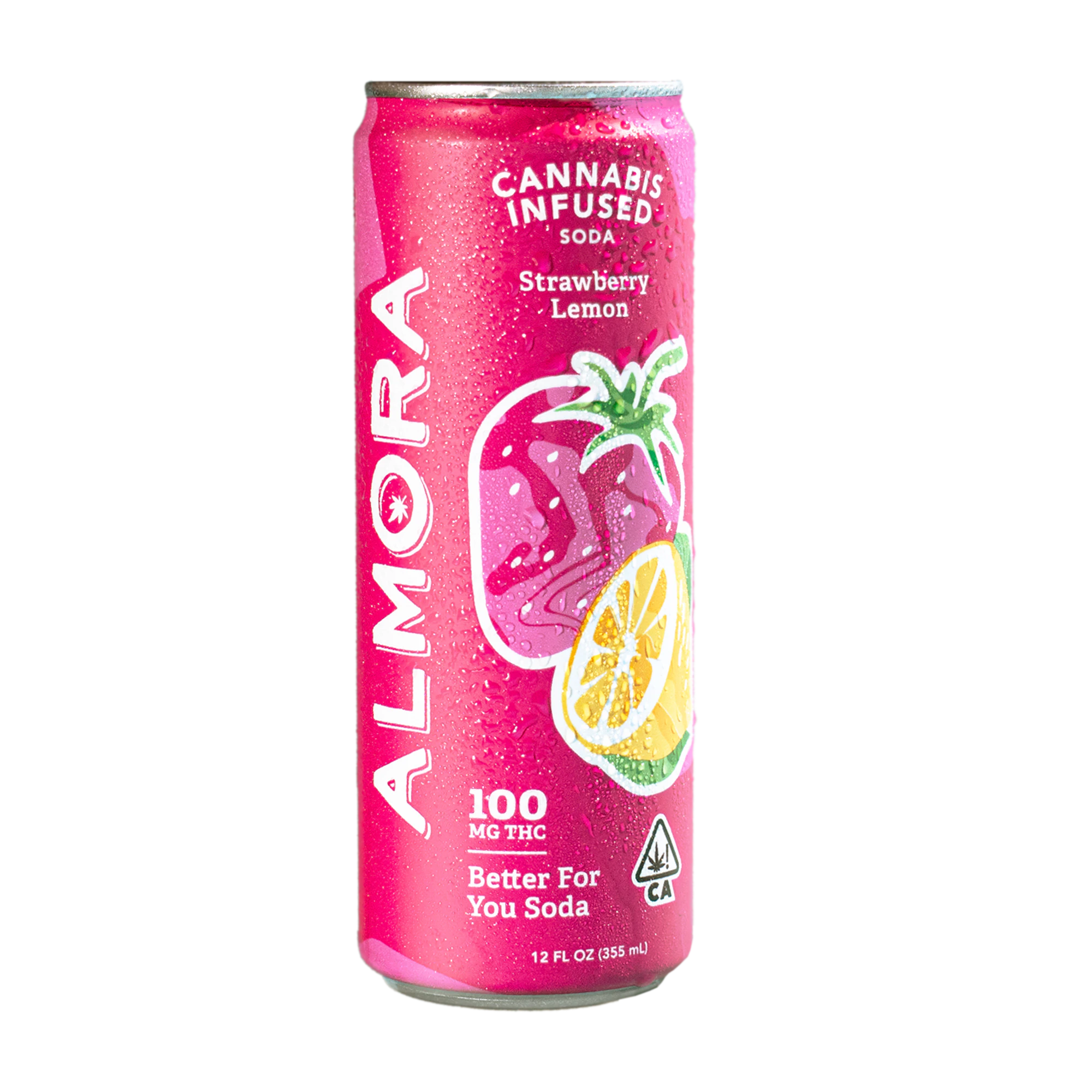 ALMORA FARMS - Almora | Strawberry Lemon | Better for You Soda | 100mg Main Image