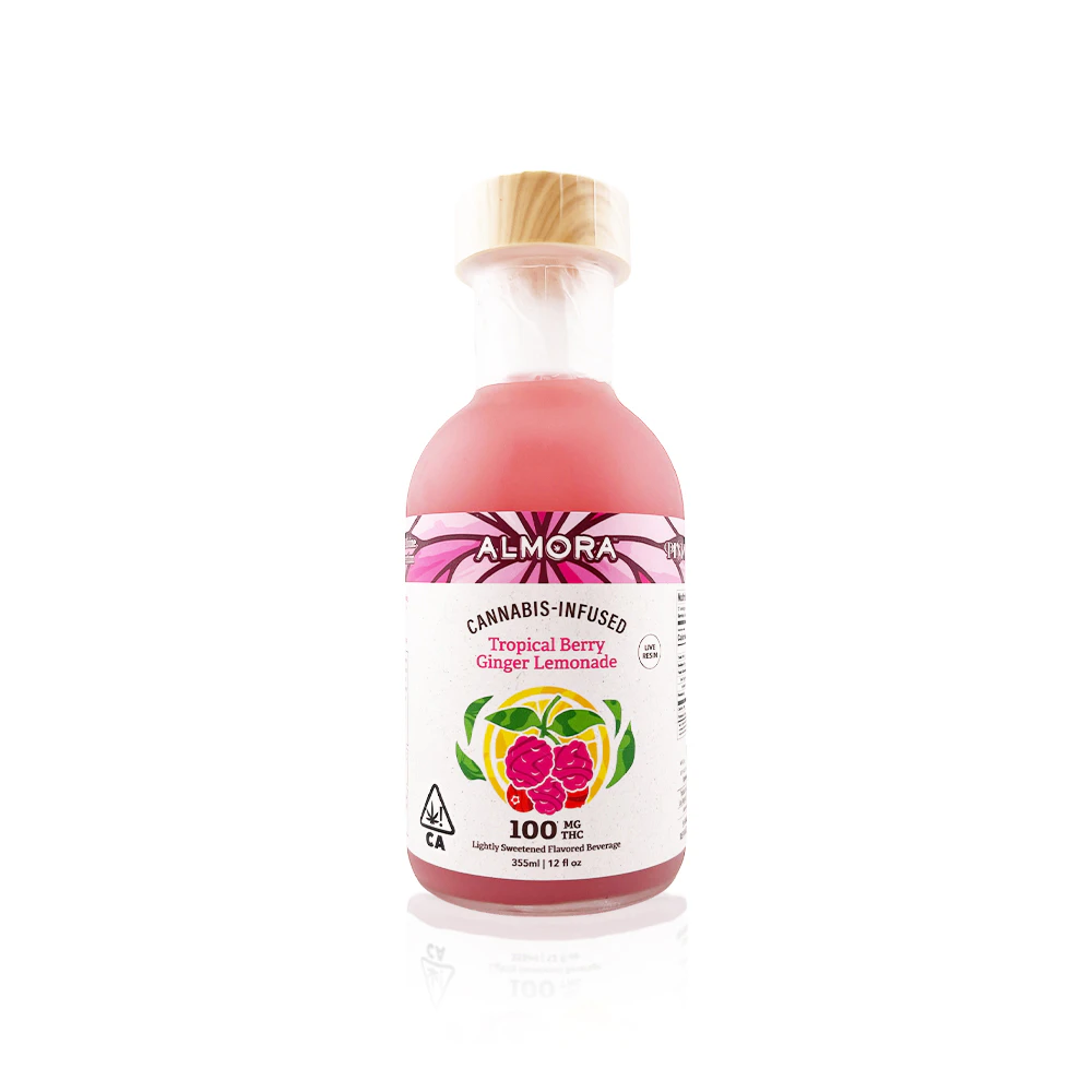 ALMORA FARMS - ALMORA - Drink - Tropical Berry Ginger Lemonade - Pink Jesus - 12oz - 100MG Main Image