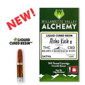 Willamette Valley Alchemy LLC - Aloha Kush, Liquid Cured Resin, 1g