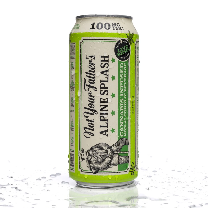 Not Your Father's - Not Your Father's Alpine Splash 100mg THC + 100mg Caffeine Live Resin Single Can Main Image