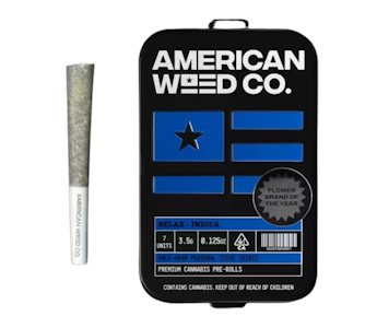 AMERICAN WEED COMPANY - American Weed Co. | Purple Haze | Diamond Infused Preroll 7pk | 3.5g ​