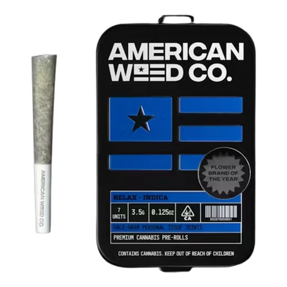 American Weed Company - American Weed Company | Purple Kush | Diamond Infused Pre-Roll 7pk | 3.5g Main Image